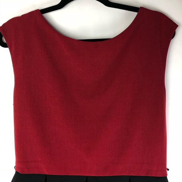 Tiana B. Burgundy and Black Dress. Size 12. - Picture 8 of 8